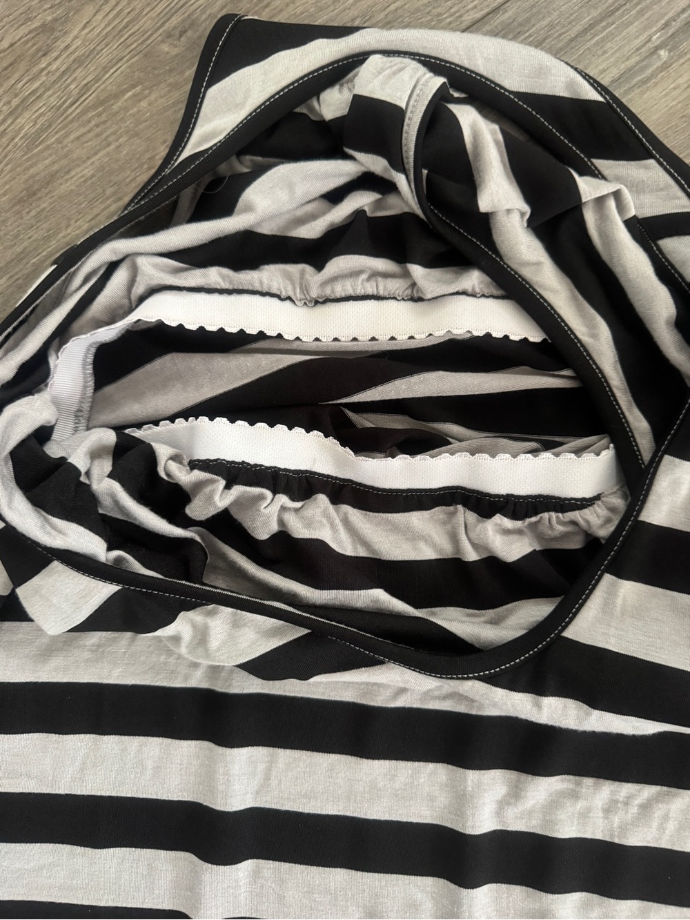 KAVU Striped Bra-Top True Maxi Dress Large - Picture 5 of 9